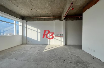 Sala para alugar, 48 m² por R$ 3.402,00/mês - Vila Matias - Santos/SP