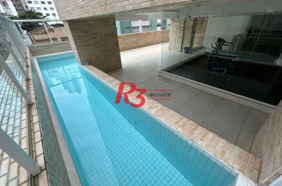 Apartamento à venda, 43 m² por R$ 340.000,00 - José Menino - Santos/SP