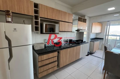 Apartamento com 2 dormitórios à venda, 55 m² por R$ 540.000,00 - Macuco - Santos/SP