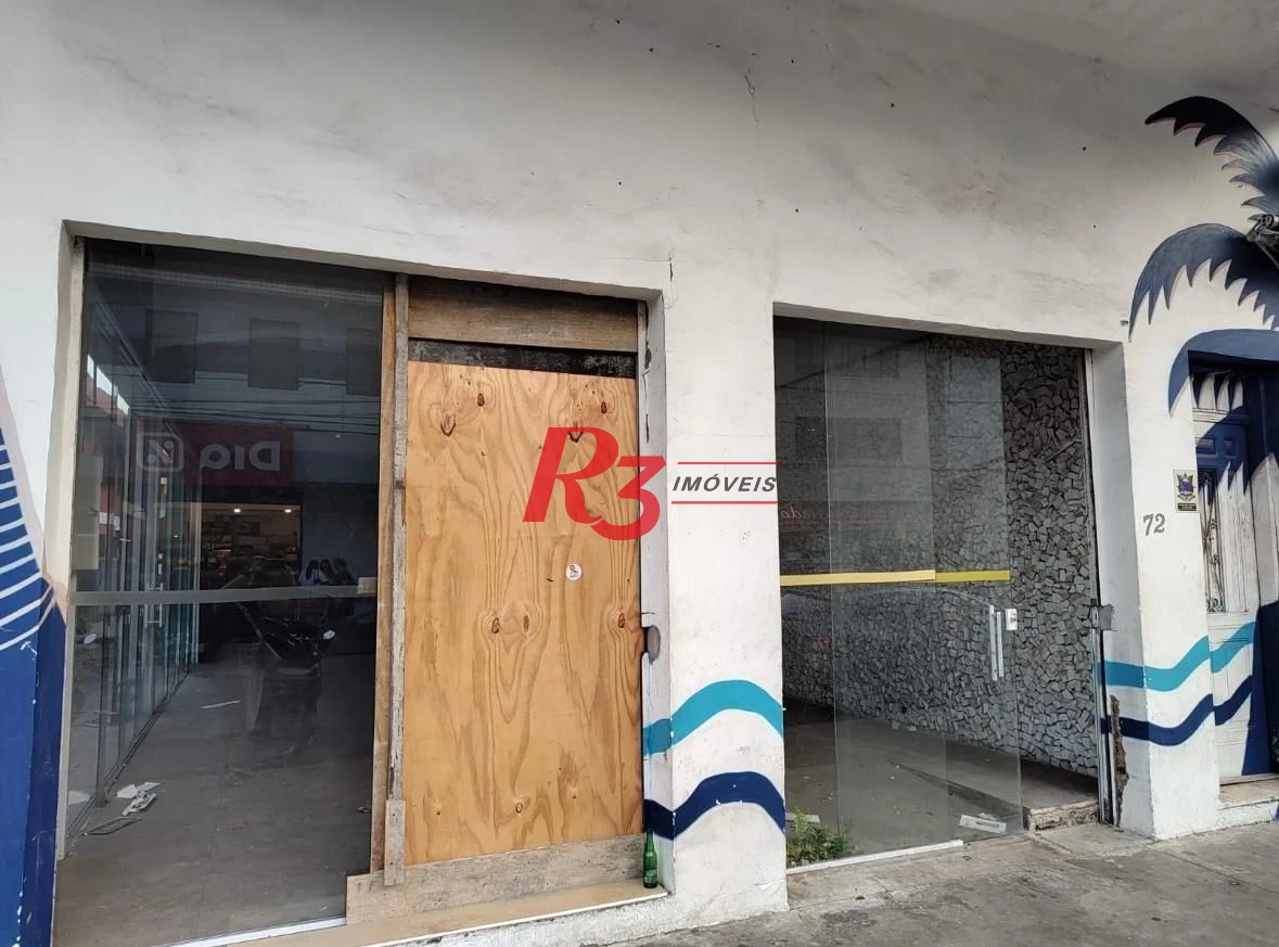 Loja para alugar, 550 m² por R$ 19.368,68/mês - Embaré - Santos/SP