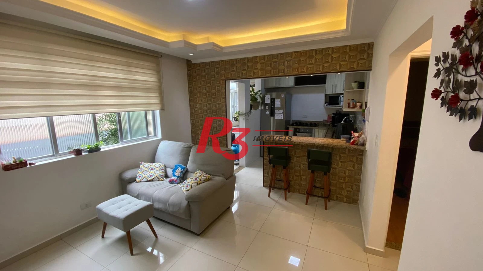 Apartamento à venda, 64 m² por R$ 405.000,00 - Marapé - Santos/SP
