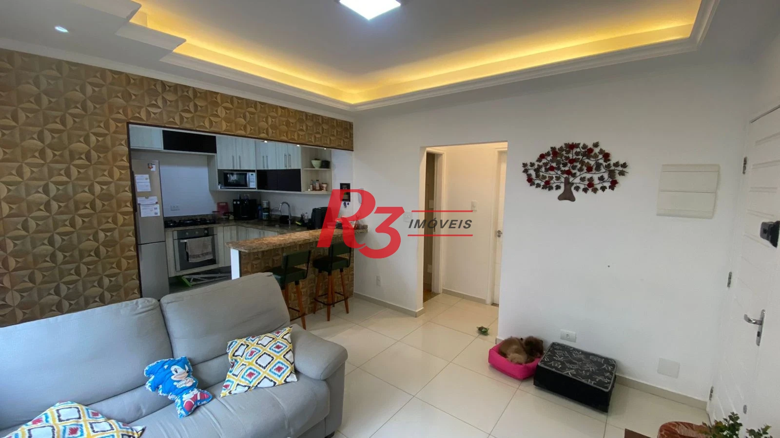 Apartamento à venda, 64 m² por R$ 405.000,00 - Marapé - Santos/SP