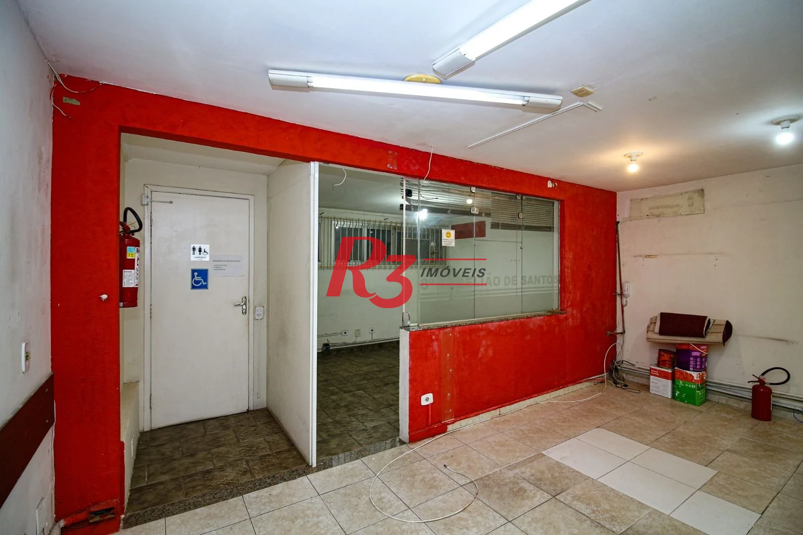 Loja para alugar, 150 m² por R$ 4.650,00/mês - Centro - Santos/SP