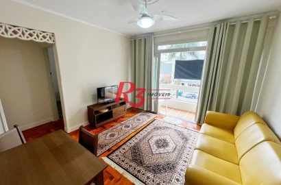 Apartamento com 3 dormitórios à venda, 90 m² por R$ 600.000,00 - Gonzaga - Santos/SP