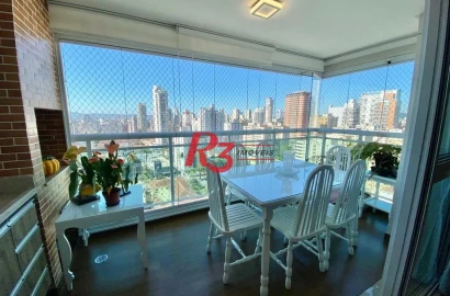 Apartamento à venda, 109 m² por R$ 1.450.000,00 - Gonzaga - Santos/SP