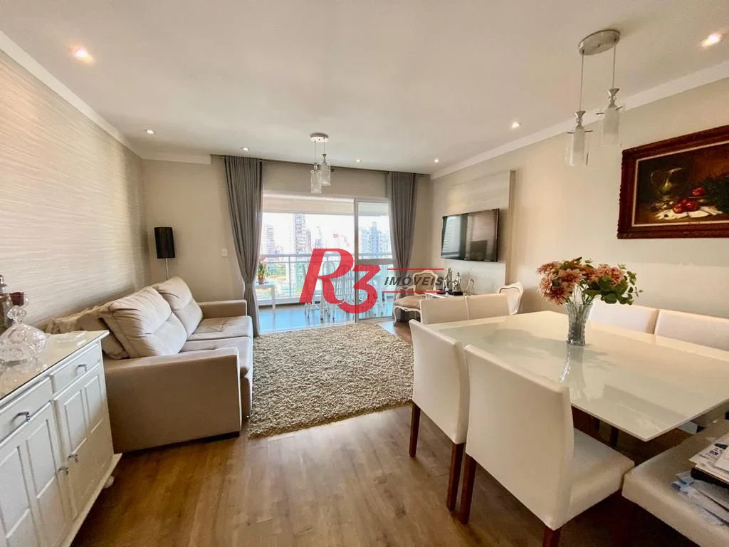 Apartamento à venda, 109 m² por R$ 1.450.000,00 - Gonzaga - Santos/SP