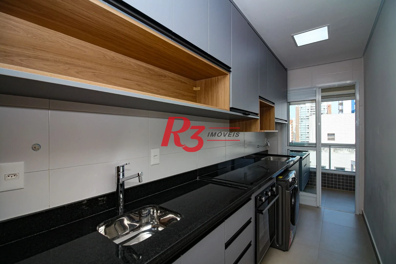 Apartamento com 1 dormitório para alugar, 53 m² por R$ 5.200,00/mês - Boqueirão - Santos/SP
