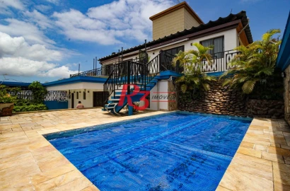 Cobertura com 4 dormitórios à venda, 970 m² por R$ 8.500.000,00 - Gonzaga - Santos/SP
