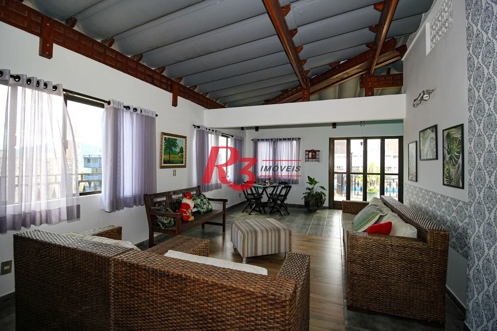 Cobertura com 4 dormitórios à venda, 970 m² por R$ 8.500.000,00 - Gonzaga - Santos/SP