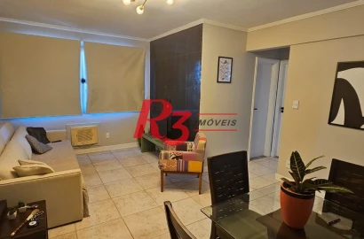 Apartamento, 116 m² - venda por R$ 720.000,00 ou aluguel por R$ 6.500,00/mês - Ponta da Praia - Santos/SP