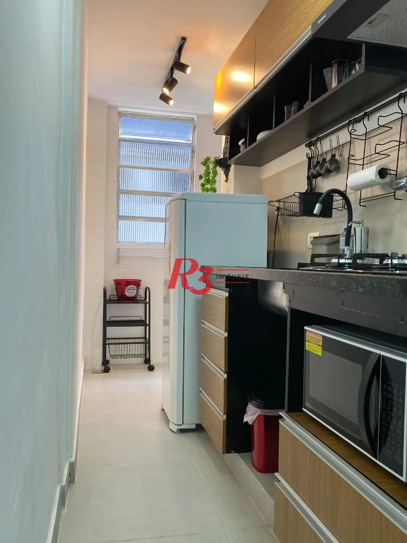 Kitnet com 1 dormitório, 37 m² - venda por R$ 350.000,00 ou aluguel por R$ 3.369,92/mês - Centro - São Vicente/SP