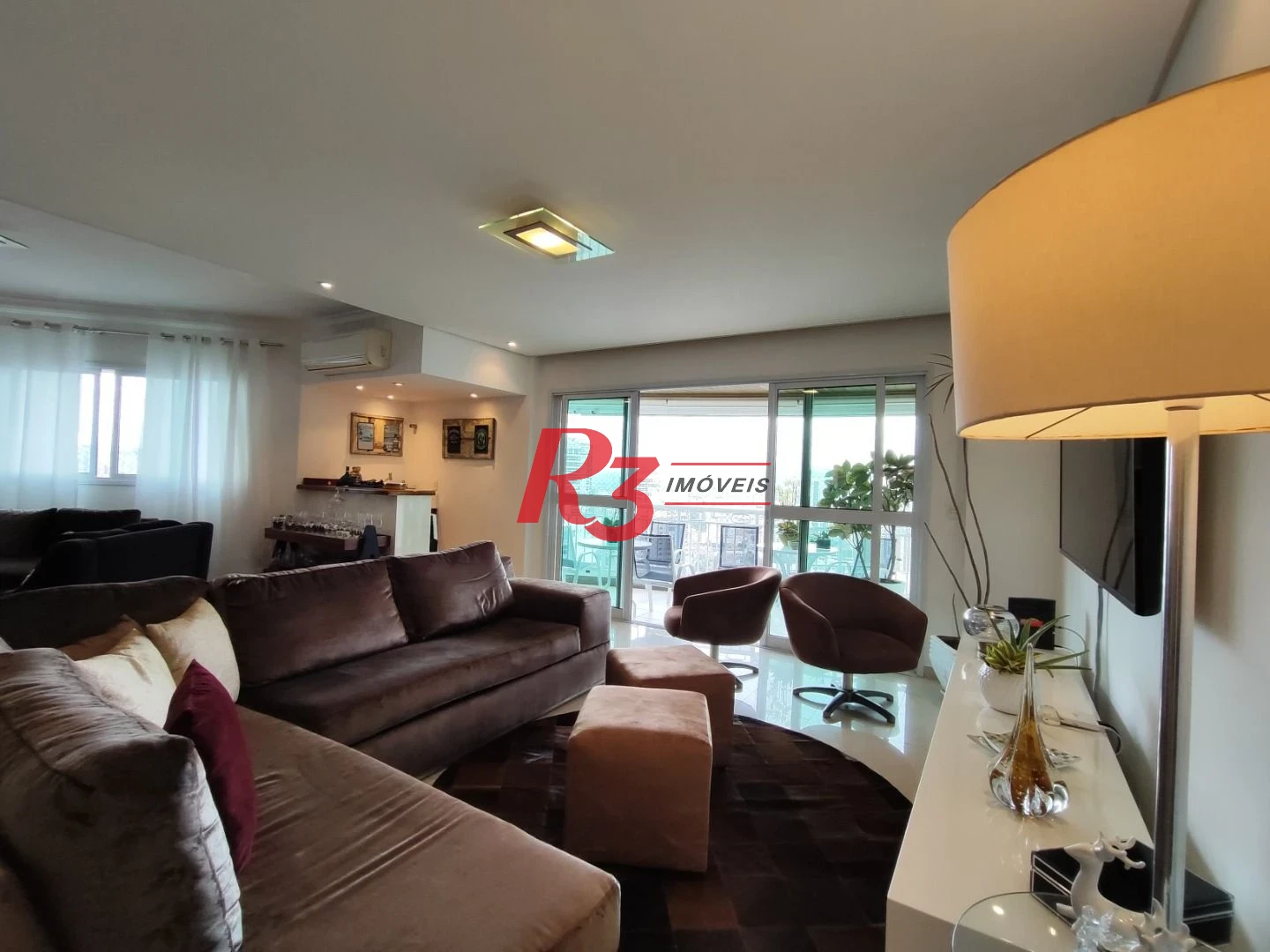 Apartamento com 3 dormitórios à venda, 199 m² por R$ 2.765.000,00 - Ponta da Praia - Santos/SP