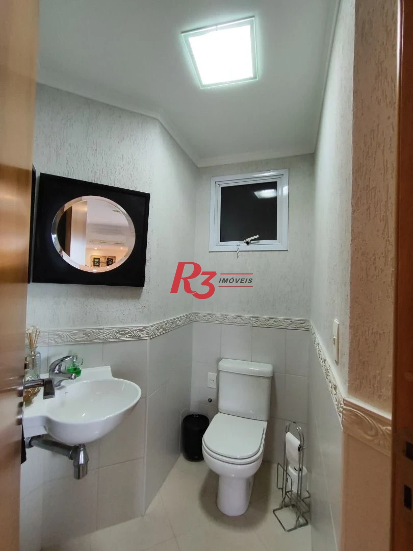 Apartamento com 3 dormitórios à venda, 199 m² por R$ 2.765.000,00 - Ponta da Praia - Santos/SP