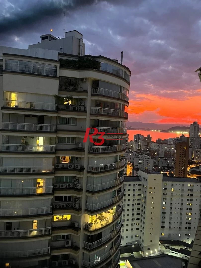 Apartamento com 3 dormitórios à venda, 199 m² por R$ 2.765.000,00 - Ponta da Praia - Santos/SP