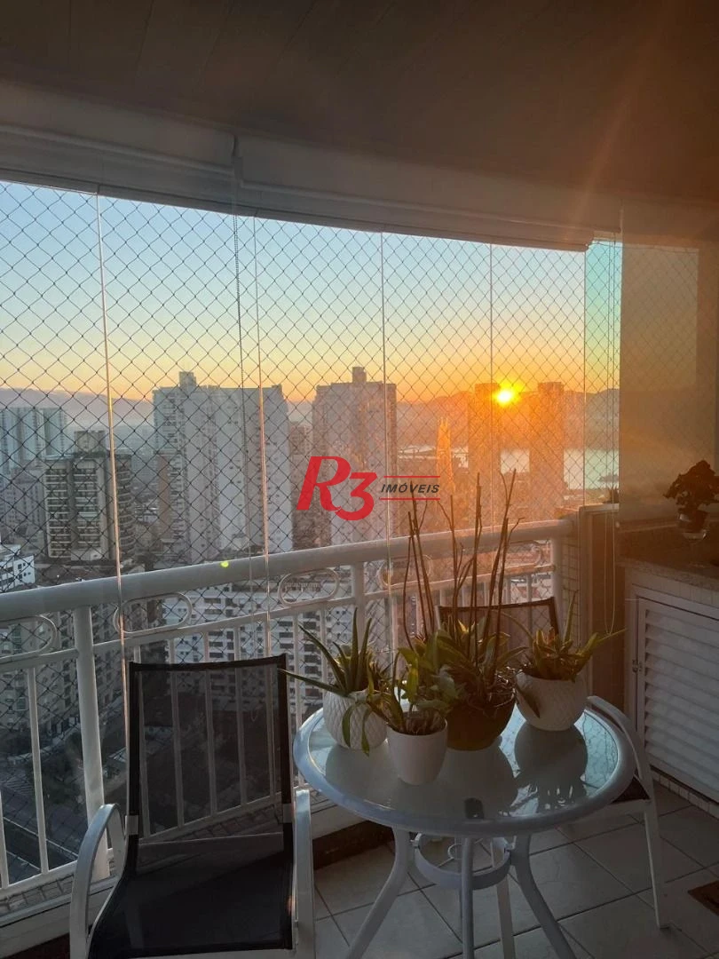 Apartamento com 3 dormitórios à venda, 199 m² por R$ 2.765.000,00 - Ponta da Praia - Santos/SP
