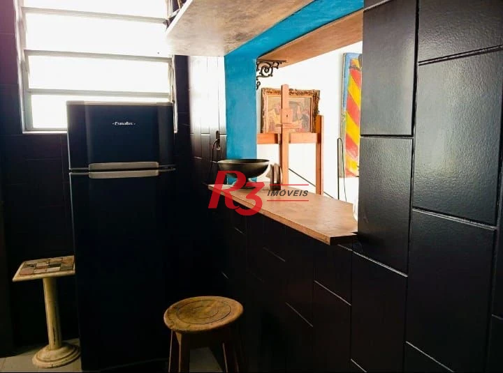 Apartamento com 1 dormitório à venda, 55 m² por R$ 470.000,00 - Boqueirão - Santos/SP