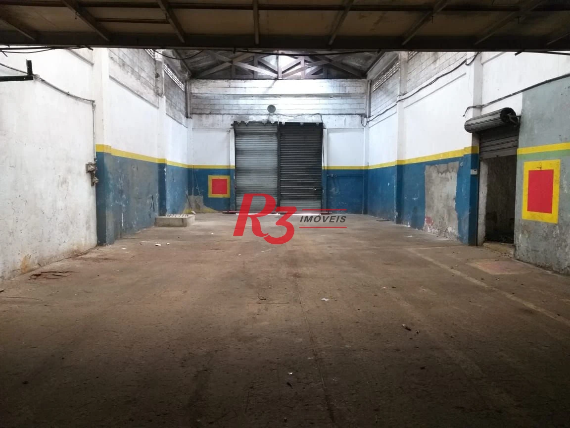 Galpão para alugar, 640 m² - Chico de Paula - Santos/SP