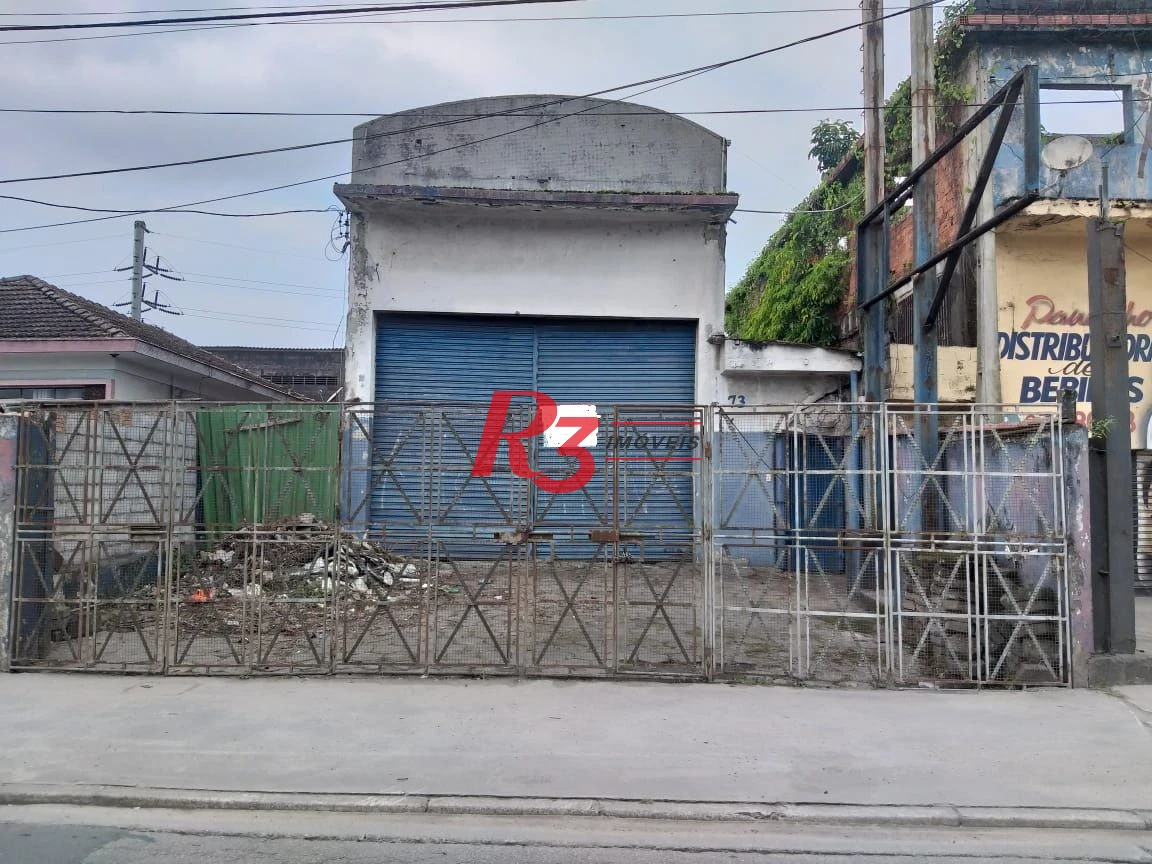 Galpão para alugar, 640 m² - Chico de Paula - Santos/SP