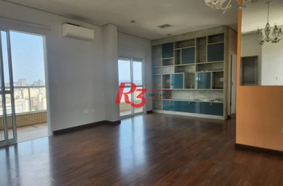 Apartamento à venda, 140 m² por R$ 1.850.000,00 - Gonzaga - Santos/SP
