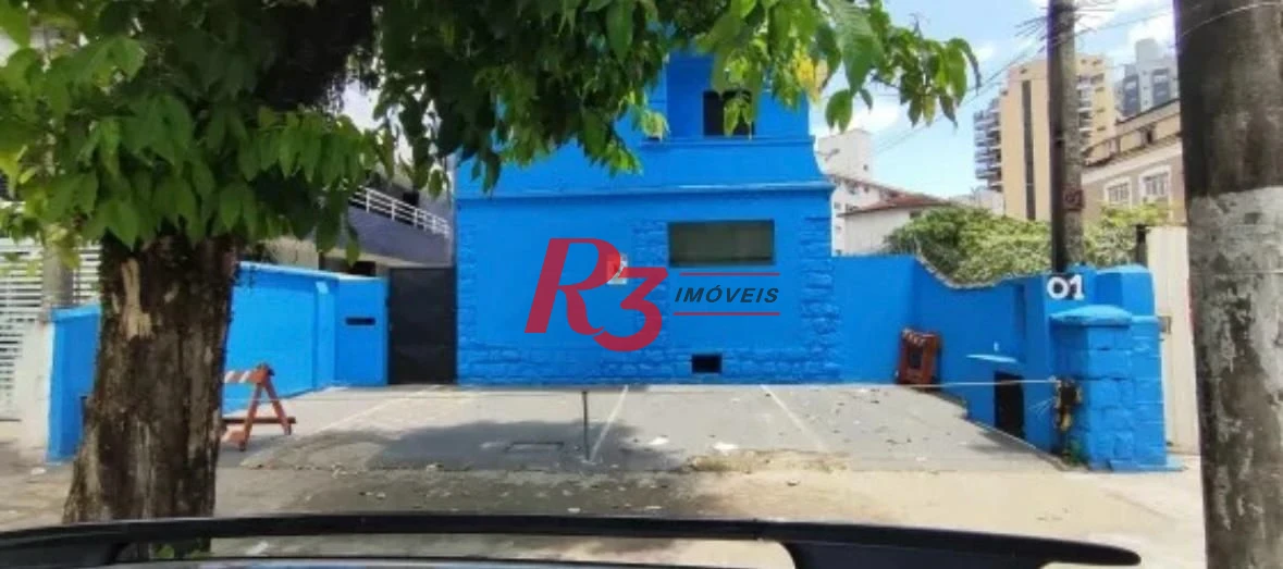 Terreno para alugar, 767 m² por R$ 44.688,51/mês - Gonzaga - Santos/SP