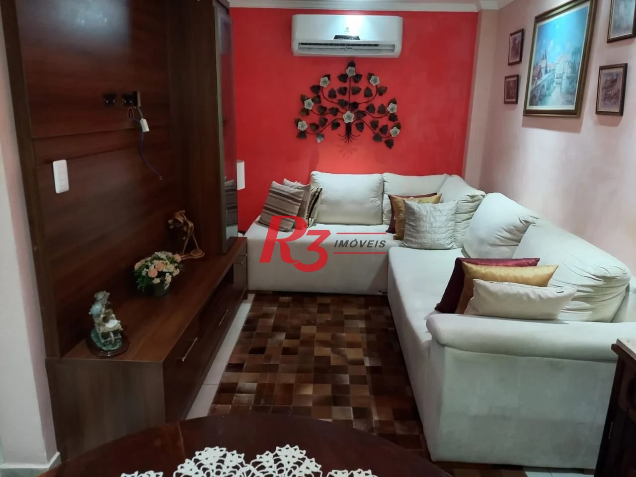 Village com 3 dormitórios à venda, 100 m² por R$ 620.000,00 - Macuco - Santos/SP