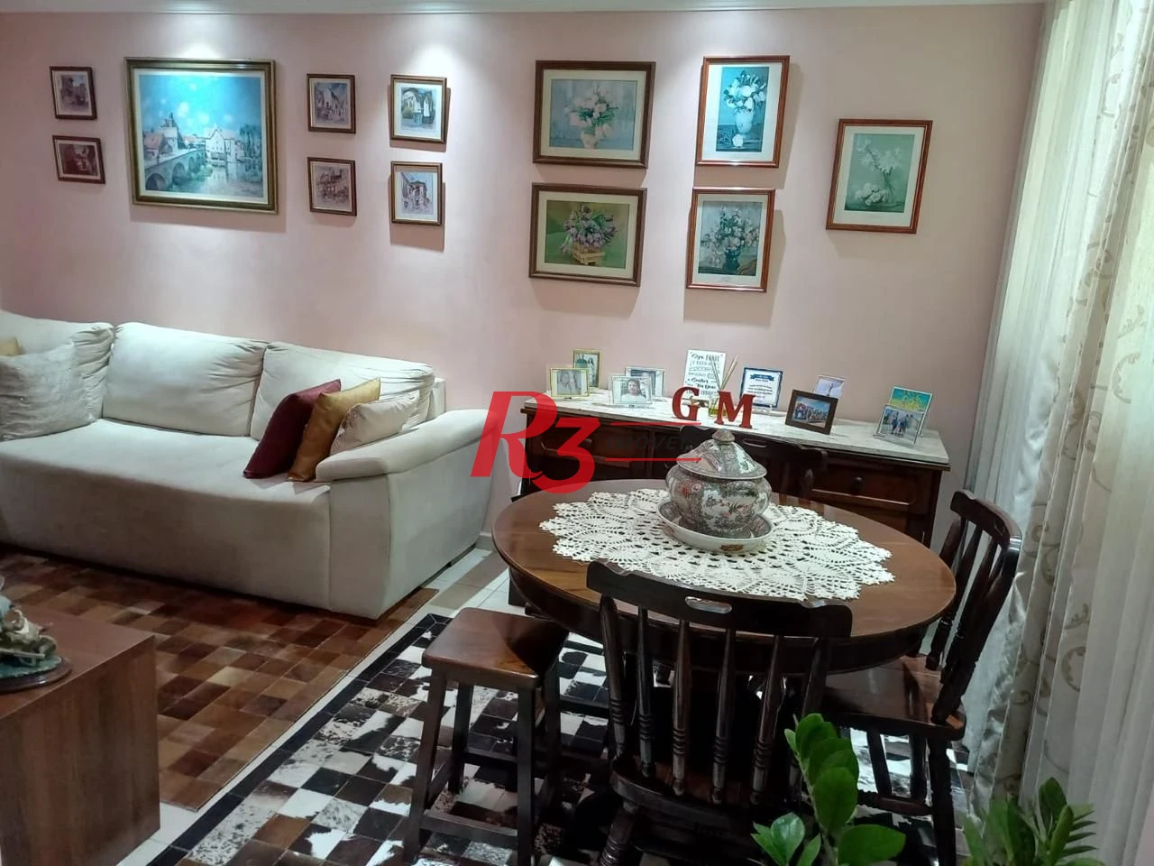 Village com 3 dormitórios à venda, 100 m² por R$ 620.000,00 - Macuco - Santos/SP