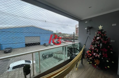 Casa com 3 dormitórios à venda, 117 m² por R$ 950.000,00 - Estuário - Santos/SP