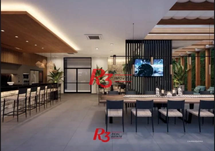 Apartamento com 3 dormitórios à venda, 163 m² por R$ 3.830.000,00 - Ponta da Praia - Santos/SP