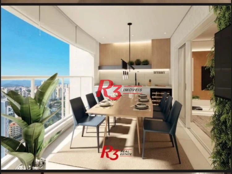 Apartamento com 3 dormitórios à venda, 163 m² por R$ 3.830.000,00 - Ponta da Praia - Santos/SP
