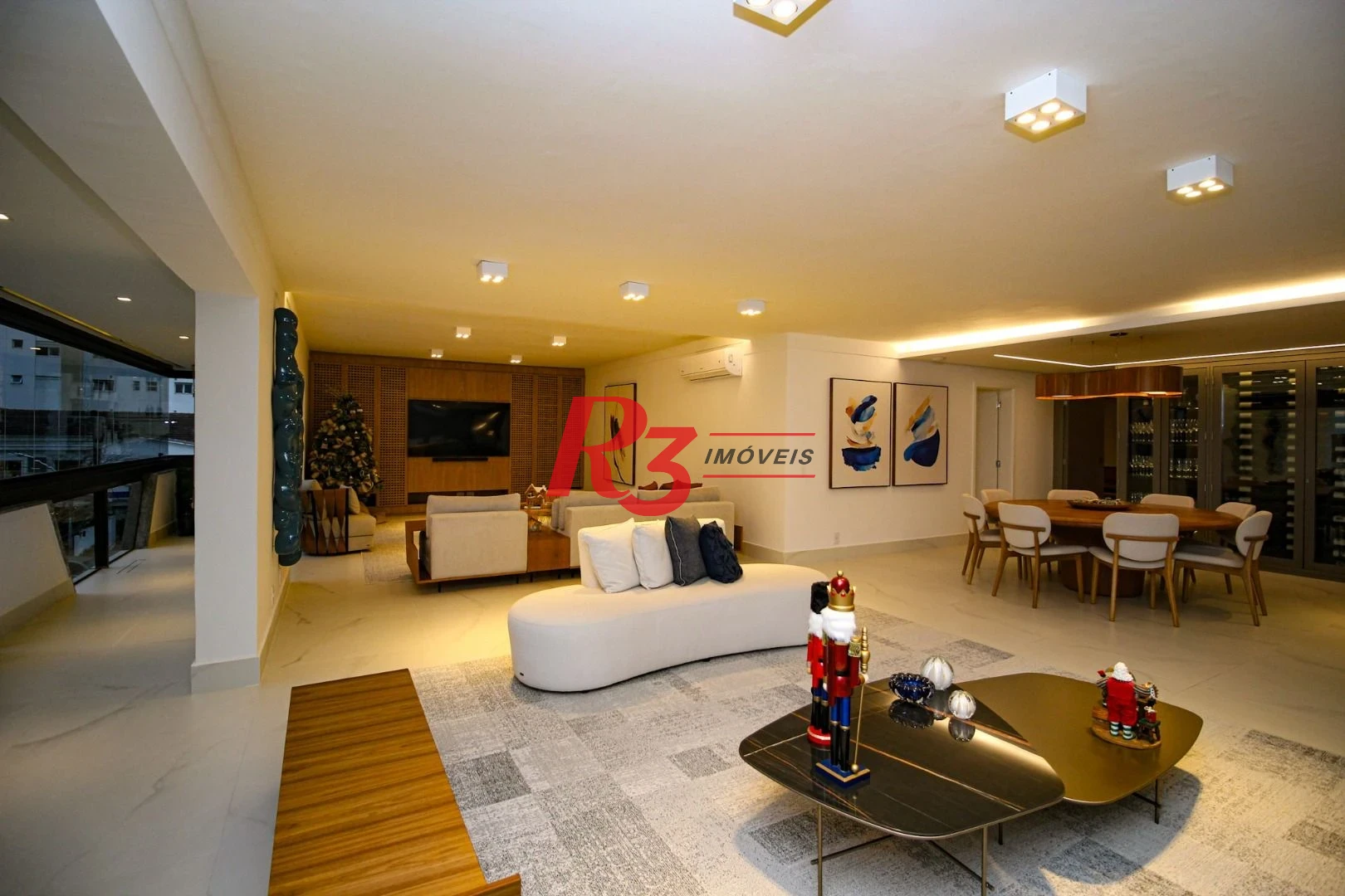 Apartamento com 4 dormitórios à venda, 320 m² por R$ 3.800.000,00 - Boqueirão - Santos/SP