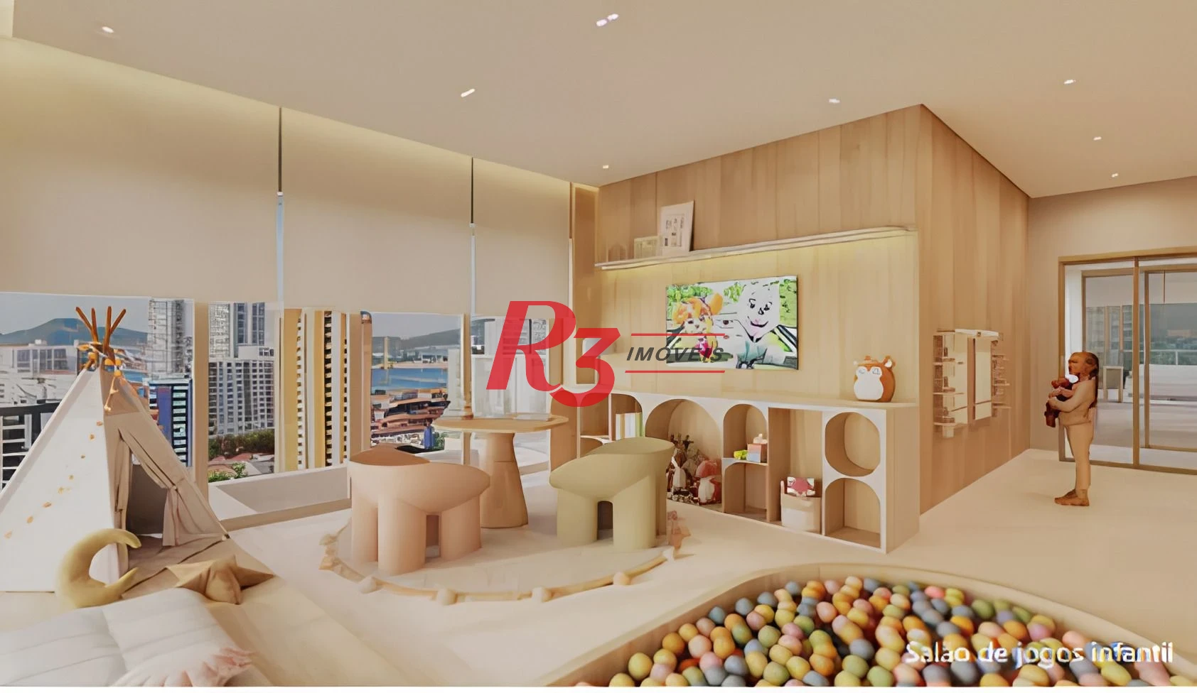 Apartamento com 3 dormitórios à venda, 145 m² por R$ 2.590.000,00 - Ponta da Praia - Santos/SP