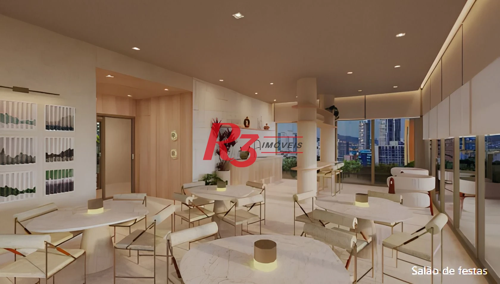 Apartamento com 3 dormitórios à venda, 145 m² por R$ 2.590.000,00 - Ponta da Praia - Santos/SP