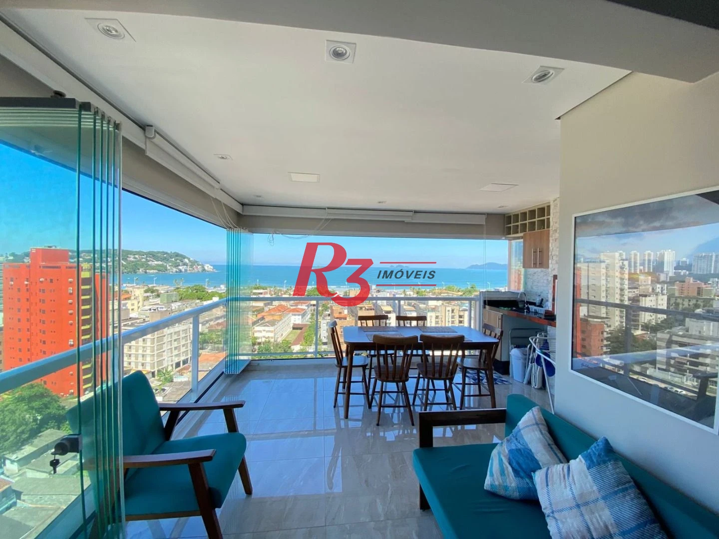 Apartamento com 2 dormitórios à venda, 67 m² por R$ 855.000,00 - Loteamento João Batista Julião - Guarujá/SP