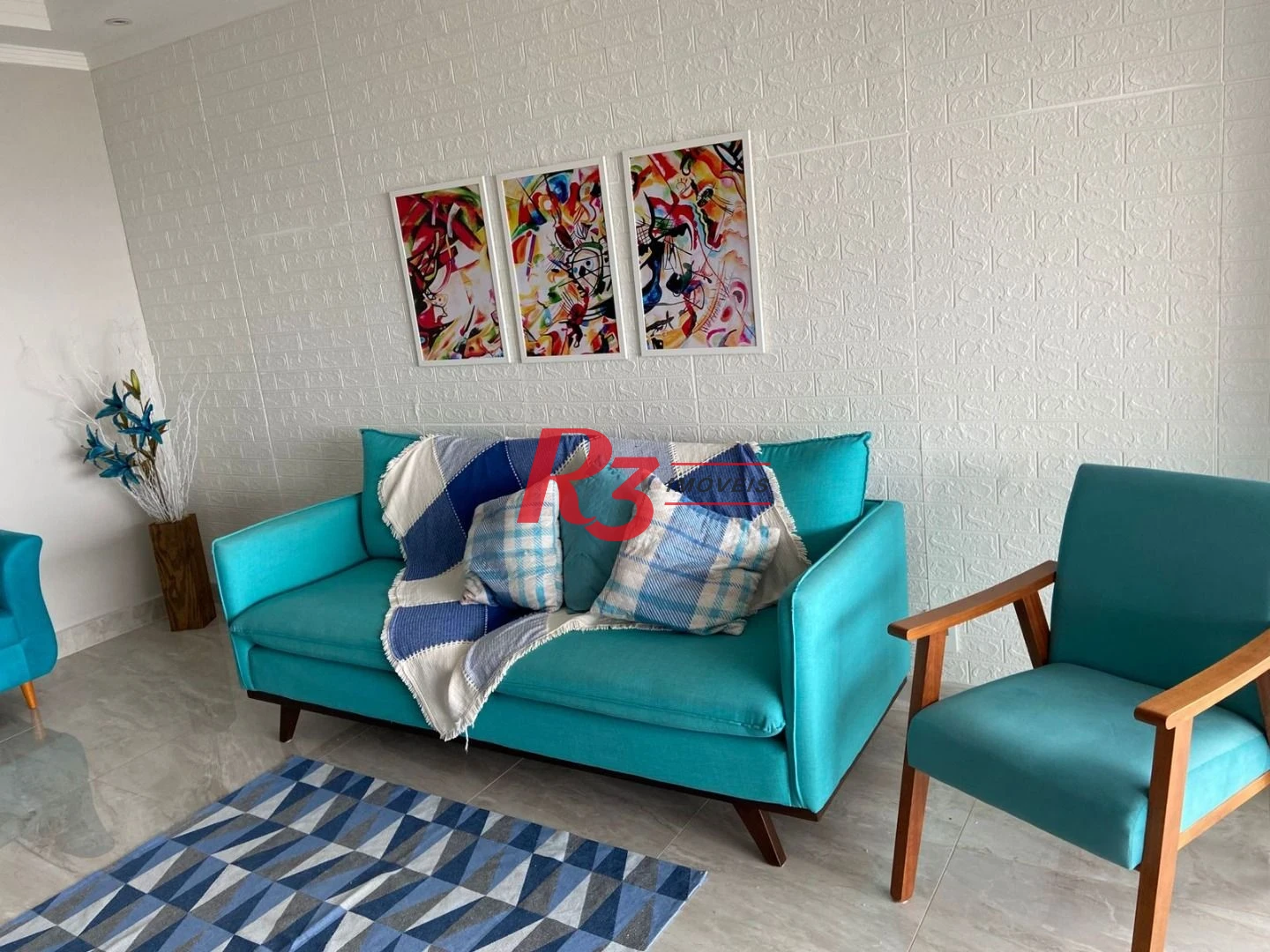 Apartamento com 2 dormitórios à venda, 67 m² por R$ 855.000,00 - Loteamento João Batista Julião - Guarujá/SP