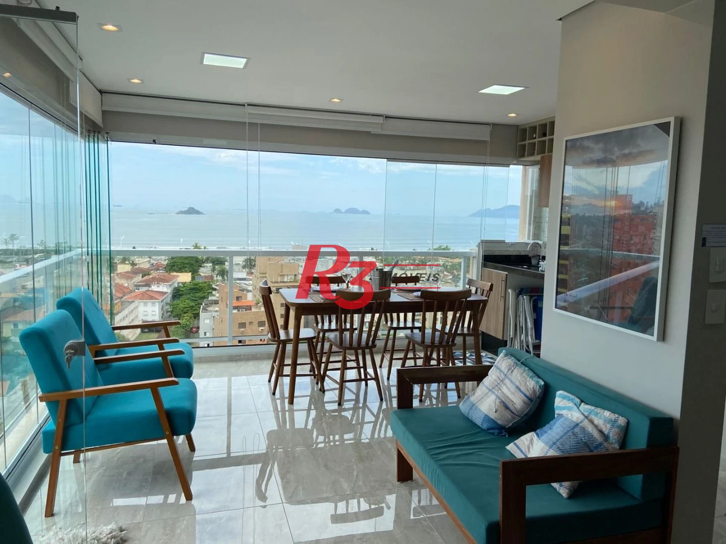 Apartamento com 2 dormitórios à venda, 67 m² por R$ 855.000,00 - Loteamento João Batista Julião - Guarujá/SP