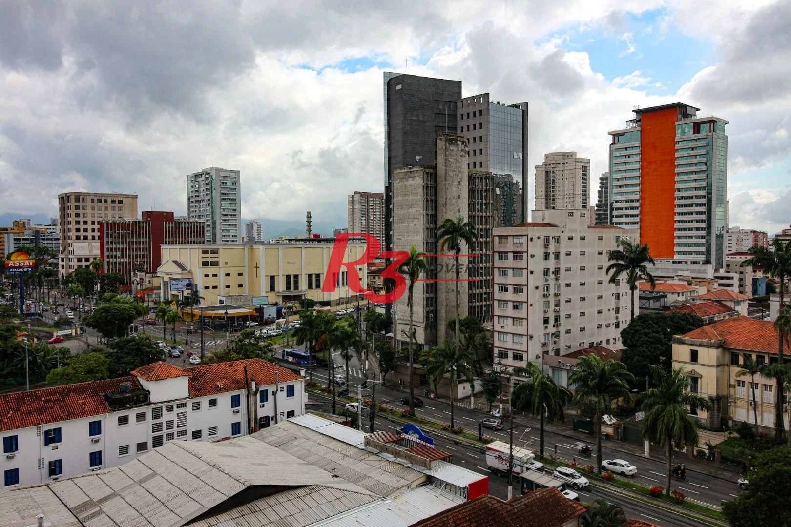 Sala para alugar, 44 m² por R$ 3.000,02/mês - Gonzaga - Santos/SP