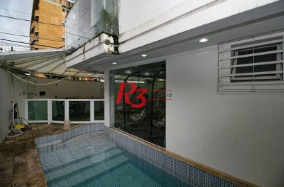 Casa com 3 dormitórios à venda, 155 m² por R$ 1.910.000,00 - Embaré - Santos/SP