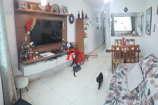 Village com 3 dormitórios à venda, 112 m² por R$ 578.000,00 - Macuco - Santos/SP