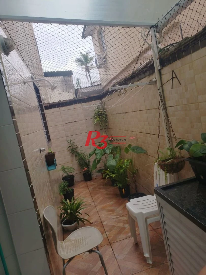 Village com 3 dormitórios à venda, 112 m² por R$ 578.000,00 - Macuco - Santos/SP