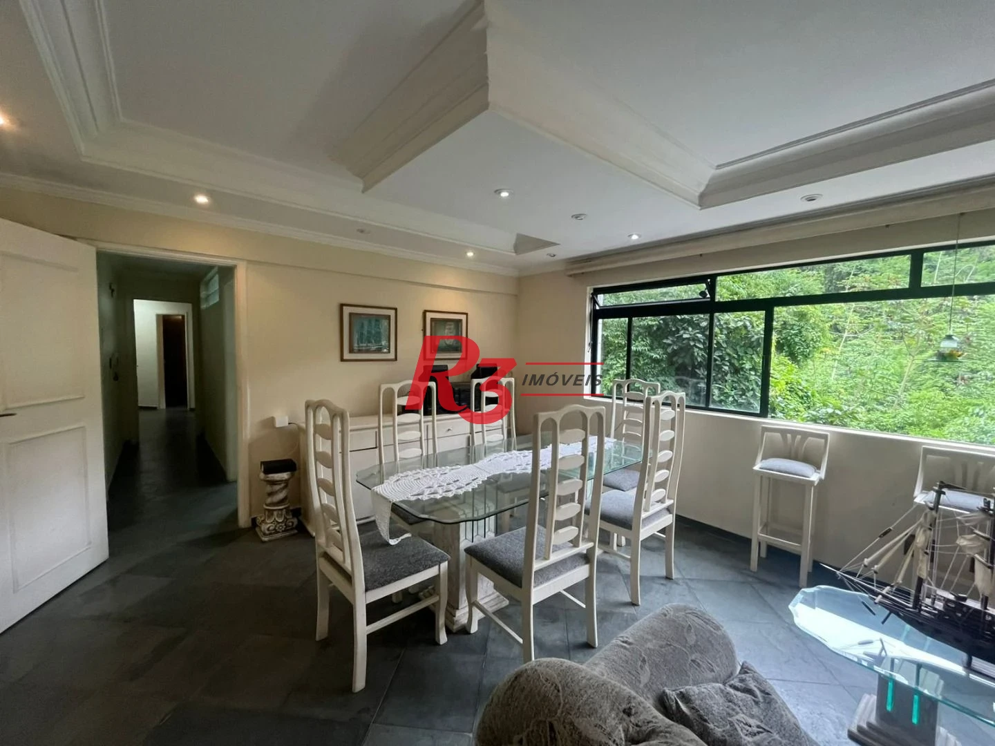 Apartamento com 3 dormitórios para alugar, 120 m² por R$ 6.000,02/mês - Barra Funda - Guarujá/SP