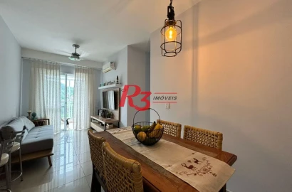 Apartamento à venda, 64 m² por R$ 585.000,00 - Marapé - Santos/SP