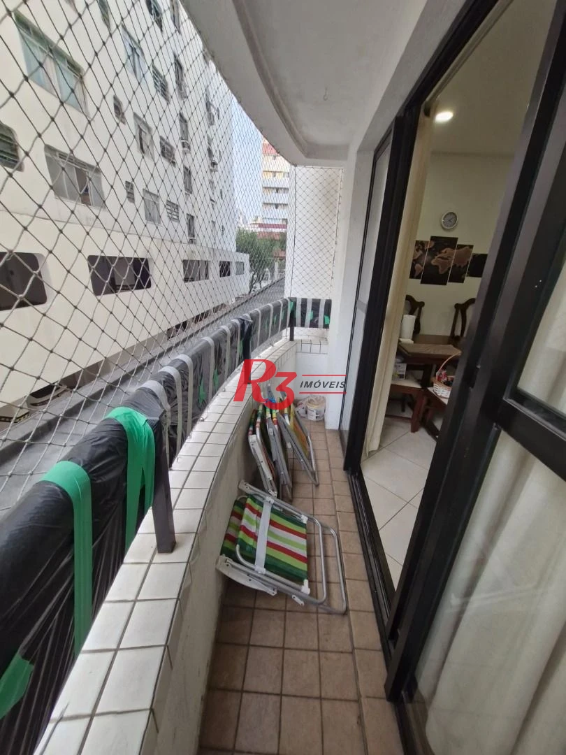 Apartamento com 2 dormitórios à venda, 83 m² por R$ 650.000,00 - Pompéia - Santos/SP
