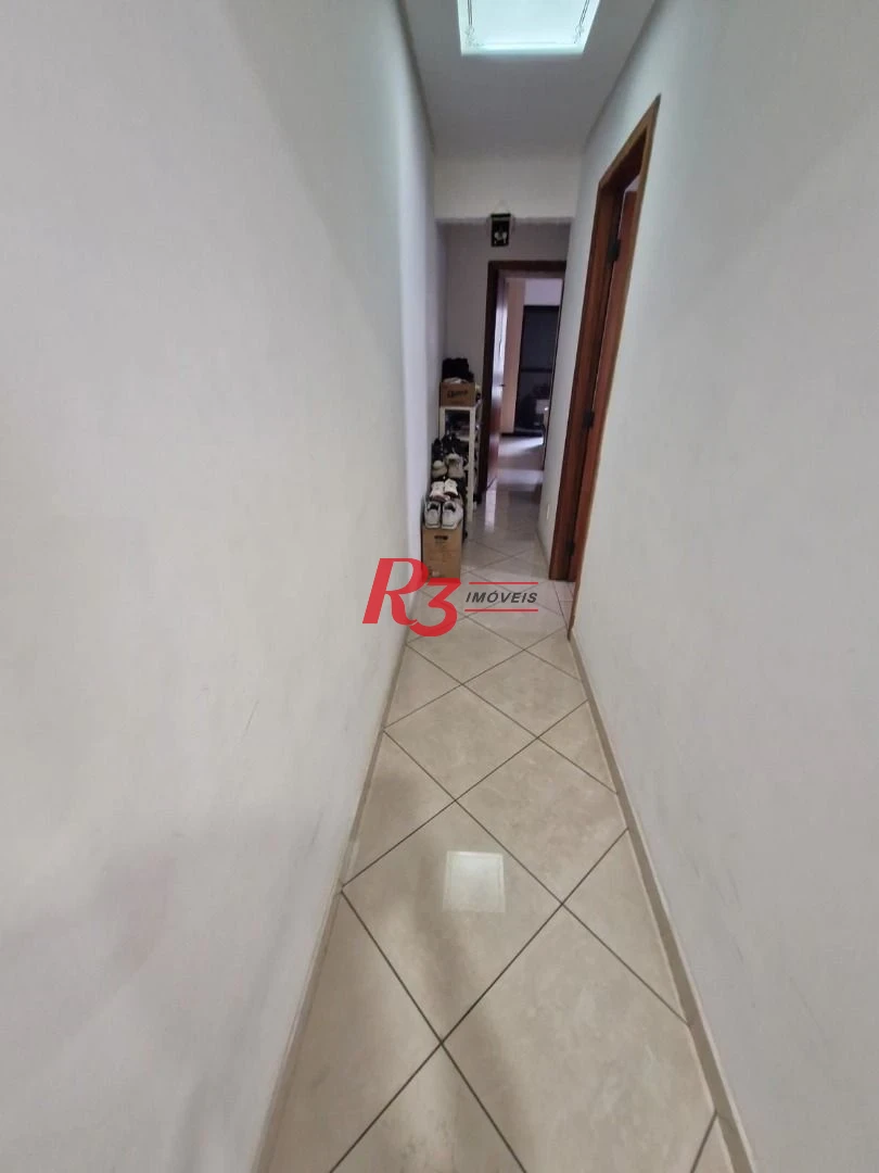 Apartamento com 2 dormitórios à venda, 83 m² por R$ 650.000,00 - Pompéia - Santos/SP
