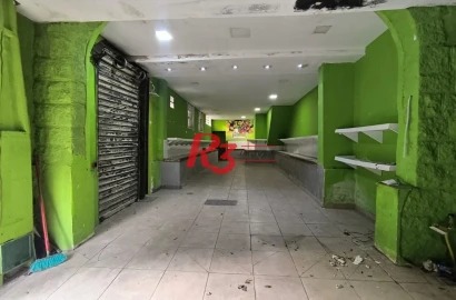 Salão para alugar, 100 m² por R$ 12.500,00/mês - Pompéia - Santos/SP
