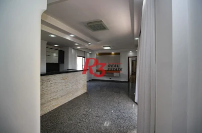 Apartamento com 3 dormitórios à venda, 136 m² por R$ 1.060.000,00 - Pompéia - Santos/SP