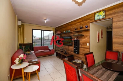Apartamento com 2 dormitórios à venda, 82 m² por R$ 620.000,00 - Embaré - Santos/SP