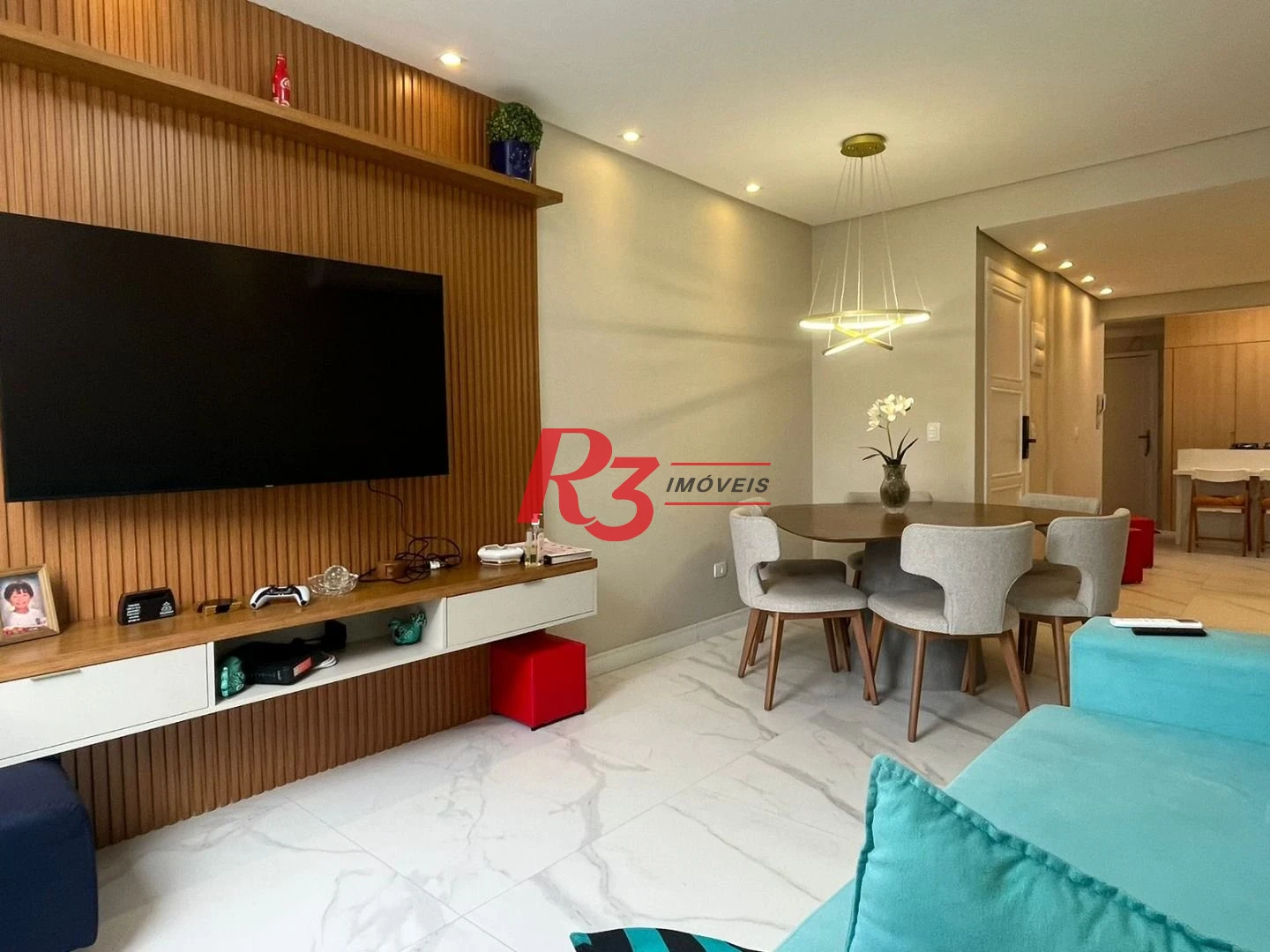 Apartamento com 3 dormitórios à venda, 87 m² por R$ 950.000,00 - Boqueirão - Santos/SP