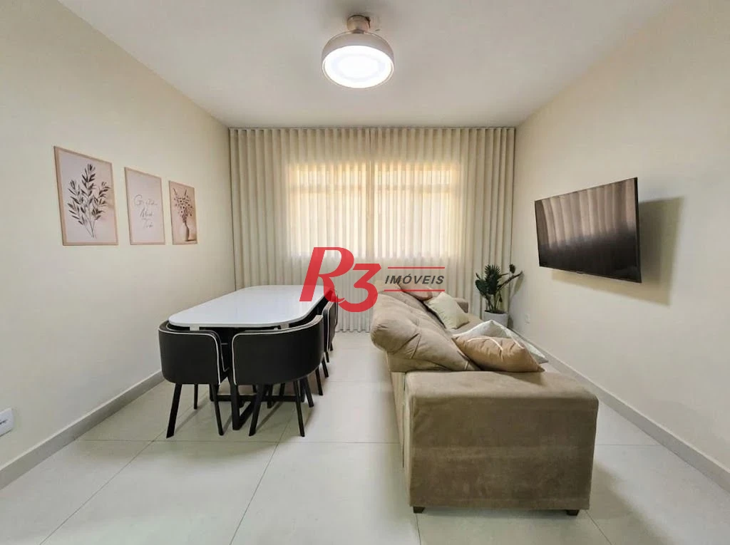 Apartamento com 3 dormitórios à venda, 85 m² por R$ 640.000,00 - Ponta da Praia - Santos/SP