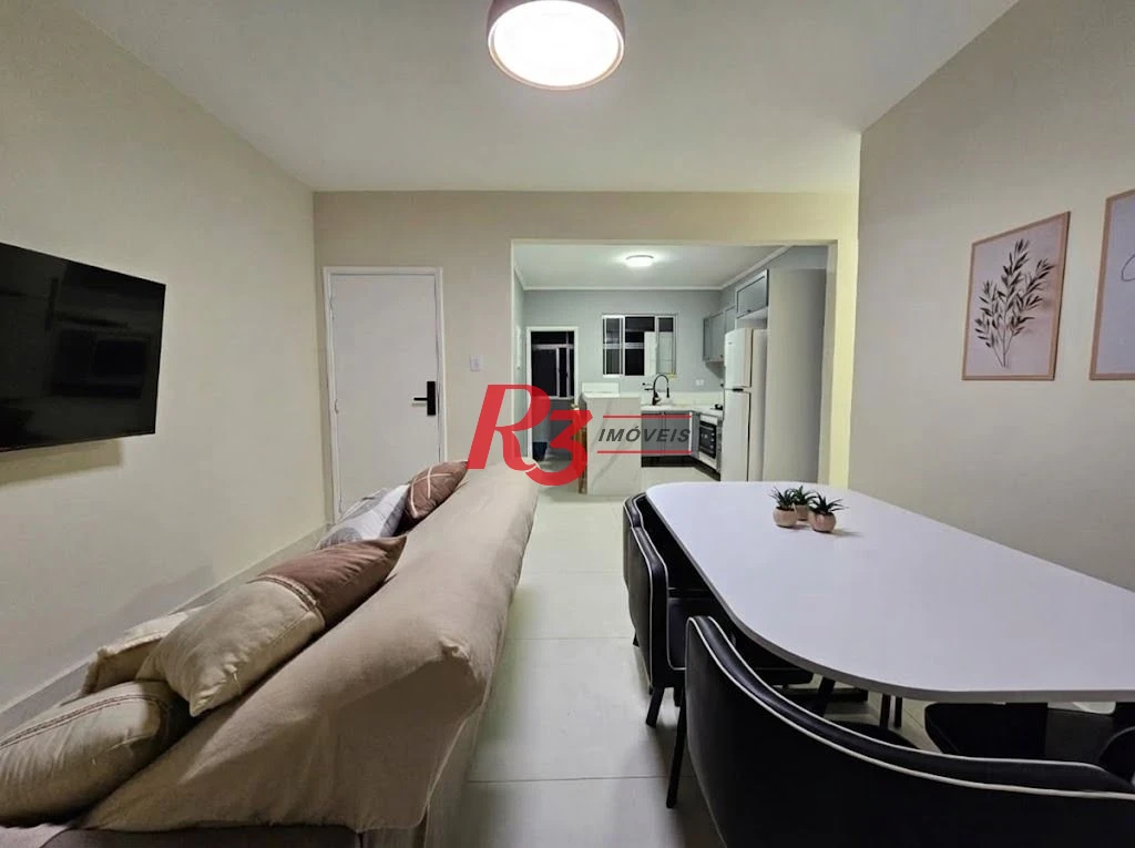 Apartamento com 3 dormitórios à venda, 85 m² por R$ 640.000,00 - Ponta da Praia - Santos/SP