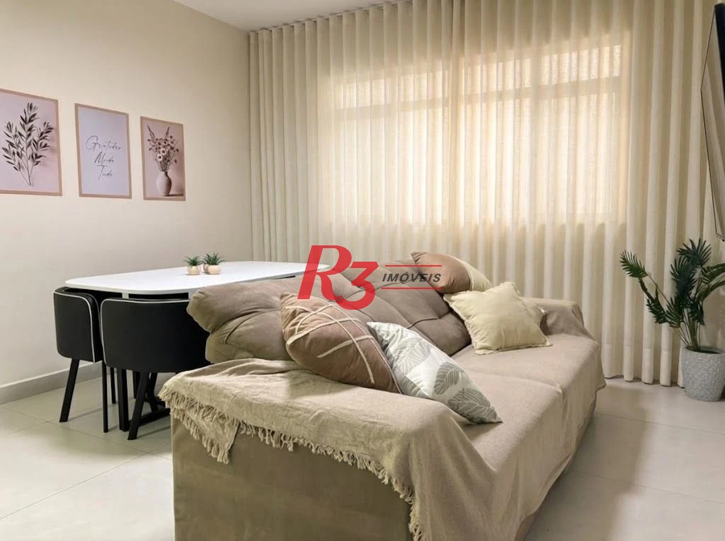 Apartamento com 3 dormitórios à venda, 85 m² por R$ 640.000,00 - Ponta da Praia - Santos/SP